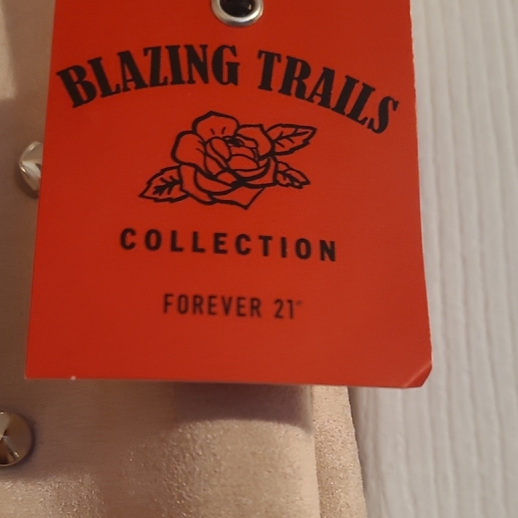 Forever 21 Beige Studded Mini Skirt - Picture 2 of 6